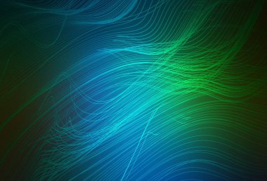 Koyu mavi, yeşil vektör bulanık şablon. Parlak renkli bir illüstrasyon. Tasarımının yeni yolu.