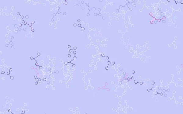 Light Pink Modré Vektorové Pozadí Formami Umělé Inteligence Abstraktní Ilustrace — Stockový vektor