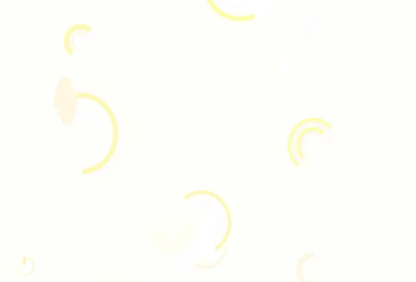 Светло Оранжевая Векторная Текстура Радугами Облаками Абстрактная Иллюстрация Градиентными Радужными — стоковый вектор