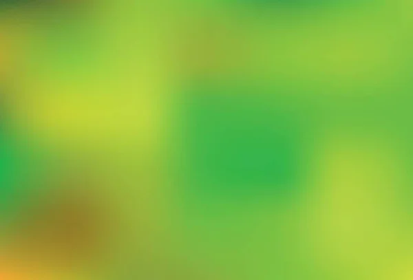 Светло Зеленый Желтый Вектор Размытый Фон Красочная Абстрактная Иллюстрация Градиентом — стоковый вектор