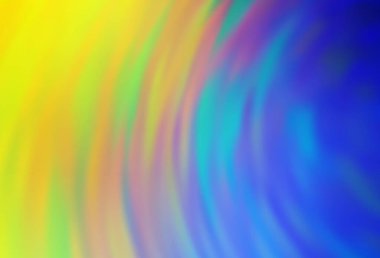 Açık mavi, sarı vektör bulanık parlak soyut arkaplan. Yaratıcı illüstrasyon, yarım tonlu ve eğimli. Tasarımının yeni yolu.