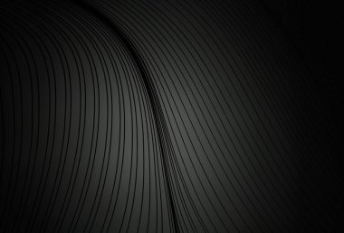 Koyu gri çizgili arka plan. Değişken çizgileri olan renkli soyut çizimler. Posterler ve afişler için iş tasarımı.