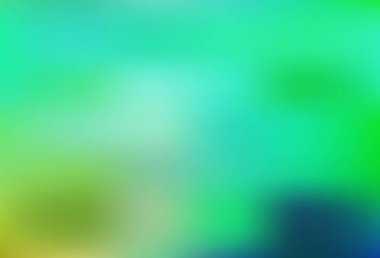 Açık yeşil vektör modern zarif zemin. Görüntü stili ve gradyanı olan yeni renkli çizimler. İşiniz için en iyi bulanık tasarım..