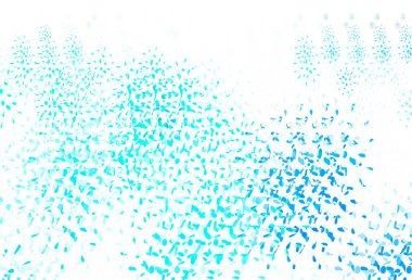 Disklerle açık yeşil vektör dokusu. Bulanık yağmur damlaları olan soyut bir çizim. Fütürist reklamlar ve kitapçıklar için şablon.