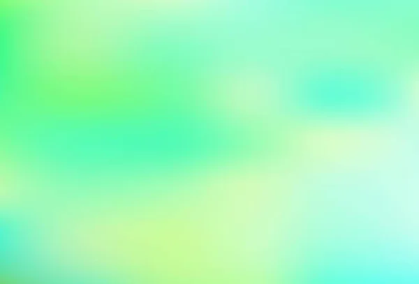 Fond Flou Abstrait Vecteur Vert Clair Nouvelle Illustration Colorée Dans — Image vectorielle