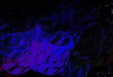 Koyu mavi, soyut şekilli kırmızı vektör arkaplan. Modern tarzda değişen renkli kaotik formlar. Web siteniz için basit tasarım.