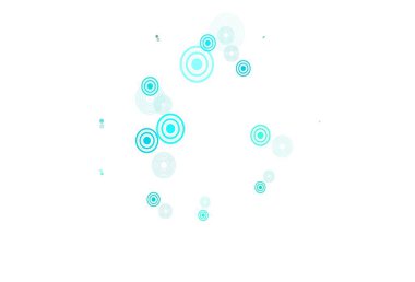 Çember şekilli açık yeşil vektör düzeni. Renkli su damlaları olan modern soyut çizimler. Duvar kağıtlarının dokusu için desen.