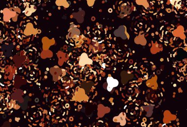 Soyut şekilli Light Orange vektör arkaplanı. Modern tarzda değişen renkli kaotik formlar. Kartvizitiniz için modern tasarım.