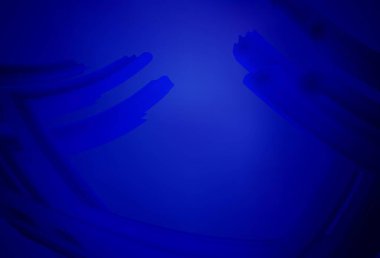 Koyu mavi vektör soyut parlak şablonu bulanıklaştırdı. Eğilimli zarif, parlak bir çizim. Marka kitabınız için yeni biçim tasarımı.