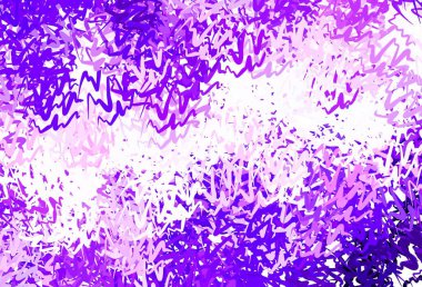 Açık Mor çizgili vektör arkaplanı. Eğilimli soyut bir çizim. Reklamlarınız, posterleriniz, afişleriniz için yepyeni bir tasarım..