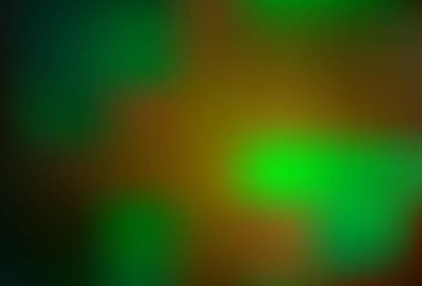 Koyu yeşil, sarı vektör parlak deseni bulanıklaştırdı. Yaratıcı illüstrasyon, yarım tonlu ve eğimli. Marka kitabı için zarif bir arkaplan.