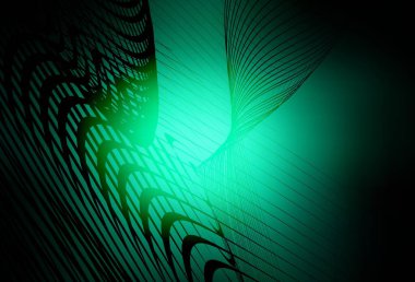 Koyu yeşil vektör soyut parlak desen. Soyut ve gradyan renkte renkli çizimler. İşiniz için yepyeni bir tasarım..