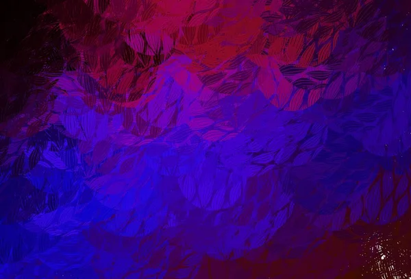 Azul Oscuro Fondo Vectorial Rojo Con Formas Abstractas Ilustración Colorida — Archivo Imágenes Vectoriales