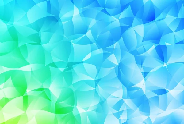 Modèle Triangles Dégradé Vectoriel Bleu Clair Vert Une Toute Nouvelle — Image vectorielle