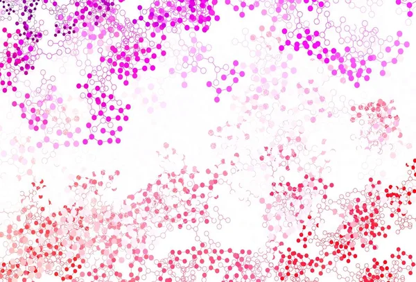 Светло Фиолетовый Розовый Вектор Данными Искусственного Интеллекта Яркая Иллюстрация Формами — стоковый вектор