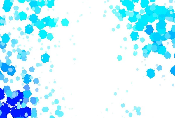 Soyut şekilli hafif BLUE vektör arkaplanı. Rastgele şekillerle soyut tarzda dekoratif tasarım. Bir cep telefonu için arka plan.