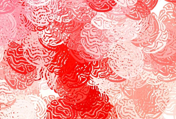 Soyut biçimlerde açık kırmızı vektör dokusu. Soyut tarzda rengarenk gradyan şekilleri olan bir resim. Bir cep telefonu için arka plan.