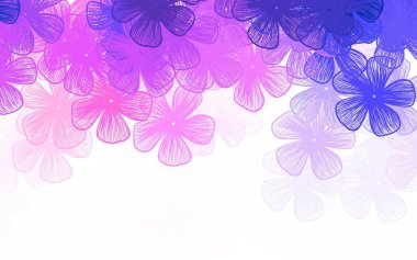 Açık Pembe, sarı vektör soyut tasarım çiçekli, çiçekli, bulanık şekilli, yaratıcı illüstrasyon. İşiniz için yepyeni bir tasarım..