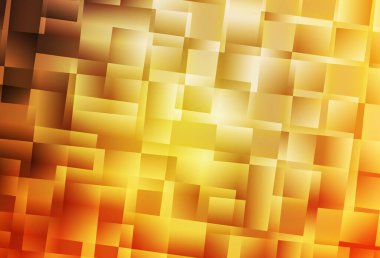 Açık Turuncu vektör dokusu dikdörtgen biçiminde. Soyut arkaplanda dikdörtgenler ve renkli gradyanlar. Web siteleri için şablon kullanılabilir.