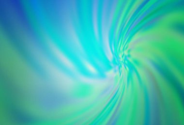 Açık yeşil vektör renkli bulanık arkaplan. Soyut renkli gradyan çizimi. Tasarımlar için arka plan.