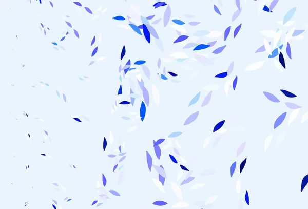 Світло Фіолетовий Вектор Елегантний Шаблон Листям Блискуча Абстрактна Ілюстрація Каракулями — стоковий вектор