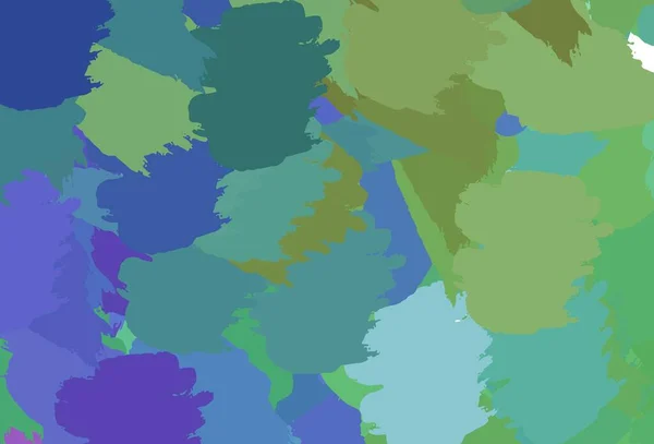 Світлий Багатобарвний Векторний Візерунок Випадковими Формами Барвисті Хаотичні Форми Градієнтом — стоковий вектор