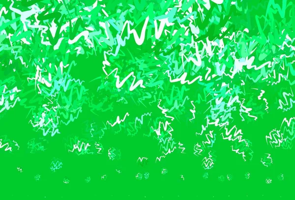 Светло Зеленый Желтый Векторный Фон Мокрыми Линиями Яркая Иллюстрация Состоящая — стоковый вектор