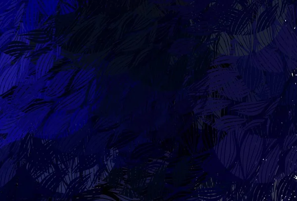 Tmavé Pozadí Vektoru Blue Abstraktními Tvary Barevné Chaotické Formy Gradientem — Stockový vektor