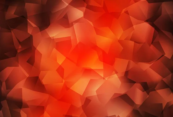 Ljus Röd Vektor Polygonal Bakgrund Modern Abstrakt Illustration Med Trianglar — Stock vektor
