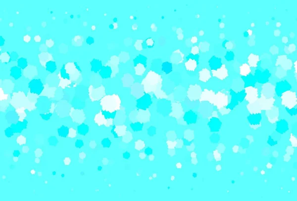 Light Blue Vector Backdrop Memphis Shapes 추상적 형태와 무작위적 형태로 — 스톡 벡터