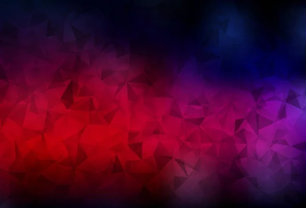Темно Розовая Красная Треугольная Фактура Сияющая Многоугольная Иллюстрация Состоящая Треугольников — стоковый вектор