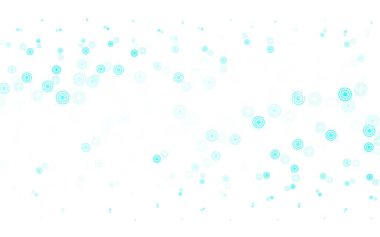 Çember şekilli açık yeşil vektör düzeni. Bulanık yağmur damlaları olan soyut bir çizim. Marka kitabınız için yeni şablon.