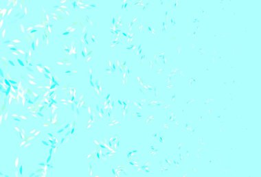 Açık yeşil vektör yapraklı soyut desen. Hint tarzı yapraklı bulanık dekoratif tasarım. Çocuk kitapları için renkli desen.