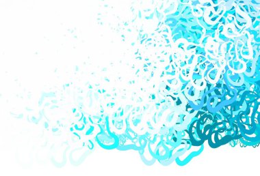 Açık Pembe, bükülmüş çizgileri olan mavi vektör şablonu. Soyut ve gradyan biçiminde geometrik çizim. Marka kitabı için şık bir desen.