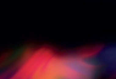 Koyu mavi, kırmızı vektör renkli bulanık arkaplan. Gradyan tasarımlı, soyut, ışıltılı çizimler. Marka kitabınız için yeni biçim tasarımı.