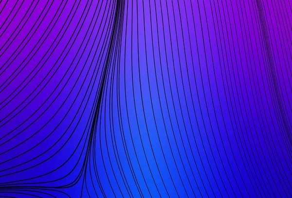 Rose Clair Fond Vectoriel Bleu Avec Des Lignes Irisées Illustration — Image vectorielle