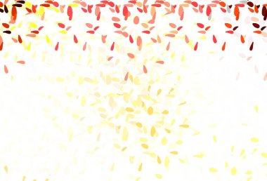 Açık Turuncu vektör arkaplan ve noktalar. Doğa tarzında bulanık halkaları olan güzel renkli çizimler. Poster ve web siteleri için tasarım.