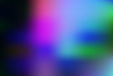 Koyu pembe, mavi vektör soyut bulanık düzen. Eğilimli zarif, parlak bir çizim. İş tasarımınız için yeni biçim.