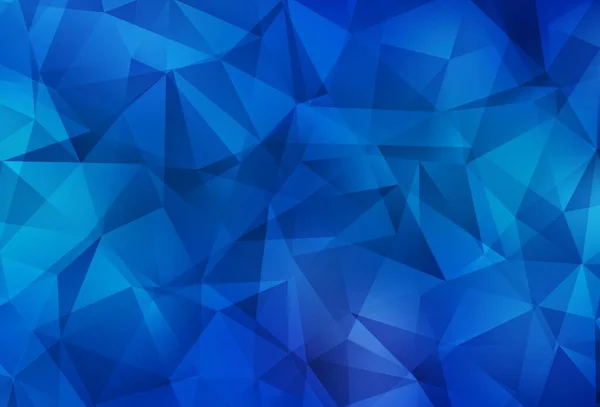 Light Blue Vektor Abstrakt Polygonal Bakgrund Polygonal Abstrakt Illustration Med — Stock vektor