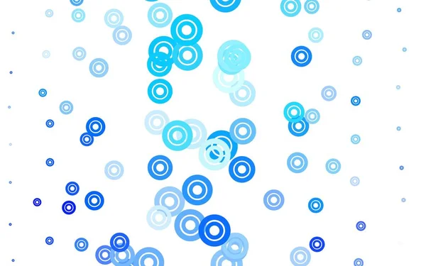 Heller Blauer Vektorhintergrund Mit Punkten Schöne Farbige Illustration Mit Verschwommenen — Stockvektor
