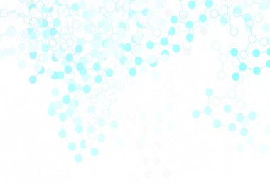 Yapay zeka ağıyla açık yeşil vektör deseni. Soyut şablondaki yapay zeka şekilleriyle parlayan illüstrasyon. Zeka ve yenilik reklamları için şablon.