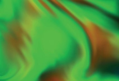 Açık yeşil, sarı vektör renkli bulanık fon. Soyut ve gradyan renkte renkli çizimler. İş tasarımınız için yeni biçim.