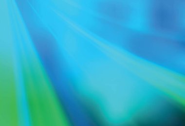 Açık mavi vektör bulanık desen. Görüntü stili ve gradyanı olan yeni renkli çizimler. Tasarımlar için arka plan.