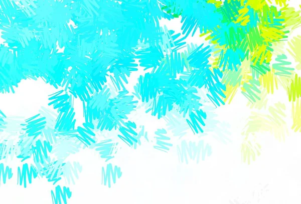 Светло Голубая Зеленая Векторная Текстура Цветными Линиями Красочная Сияющая Иллюстрация — стоковый вектор