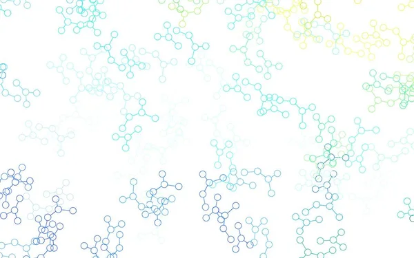 Azul Claro Fondo Vector Verde Con Formas Inteligencia Artificial Ilustración — Archivo Imágenes Vectoriales