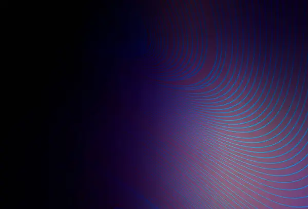 Donkerpaarse Vectorachtergrond Met Gebogen Lijnen Kleurrijke Illustratie Abstracte Stijl Met — Stockvector