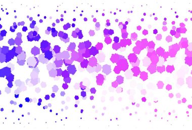 Açık Mor, soyut şekilli pembe vektör dokusu. Soyut tarzda rengarenk gradyan şekilleri olan bir resim. İşiniz için en iyi akıllı tasarım.