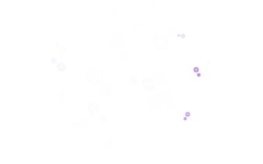 Açık pembe, daire şekilli mavi vektör düzeni. Doğa tarzında renkli baloncuklu soyut illüstrasyon. Reklamlar, broşürler için desen.