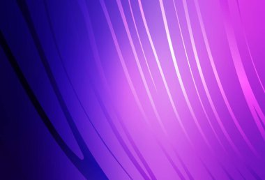 Açık Mor, eğri çizgileri olan pembe vektör arkaplan. Basit bir şekilde yepyeni renkli bir tasvir. Reklamınız için yepyeni tasarım..