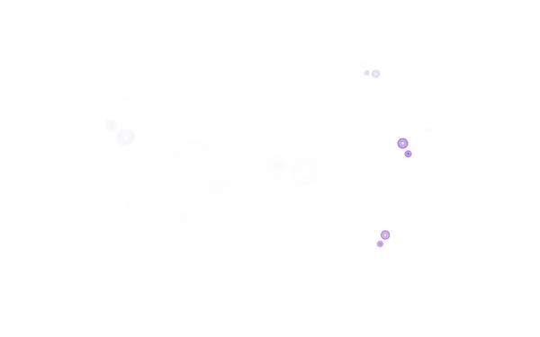Светло Розовая Голубая Векторная Компоновка Кружочками Абстрактная Иллюстрация Цветными Пузырями — стоковый вектор